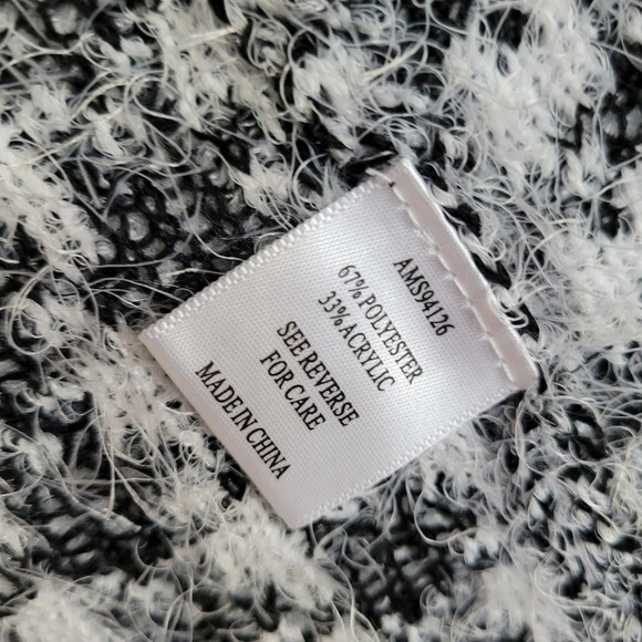 Alison Andrews Houndstooth Open Front Cardigan Sweater Size Women's Small NEW - Picture 11 of 11